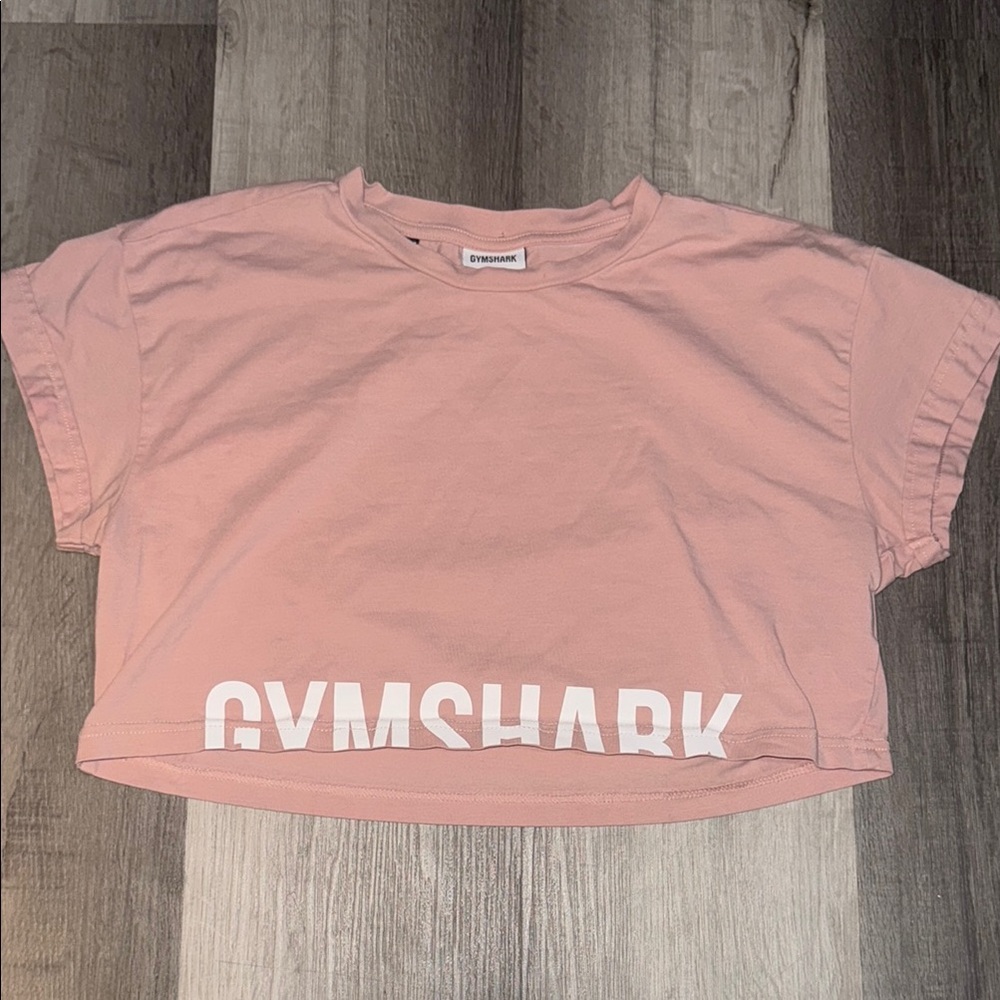 Gymshark Blush Pink Cropped Tee